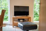 Ferienhaus Zander Fuenfseen Wohnzimmer mit TV-Einheit - Zander - Top-Hundeurlaub