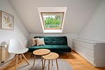 Ferienhaus Zander Fuenfseen Wohn-und Schlafbereich im Obergeschoss - Zander - Top-Hundeurlaub