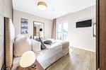 Ferienwohnung Boddenstuv Ostseebad Wustrow - ZweiWasser Alte Seefahrtschule Schlafzimmer - Boddenstuv - Top-Hundeurlaub