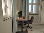 Ferienwohnung Panorama-Utkiek in Wustrow – Home-Office Arbeitsplatz - Panorama-Utkiek - Top-Hundeurlaub