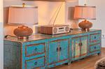 Ferienwohnung Am lütten Meer Hafenresidenz Waren (Müritz) - Wohnzimmer Sideboard - Am lütten Meer - Top-Hundeurlaub