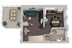 Ferienhaus Wasserblick Grundriss - Wasserblick - Top-Hundeurlaub