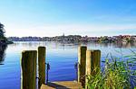 Ferienhaus Wasserblick Blick auf die Stadt Malchow - Wasserblick - Top-Hundeurlaub