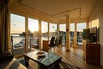 Ferienwohnung Panorama Suite Sonnenuntergang mit Panorama Blick - Panorama Suite - Top-Hundeurlaub