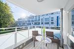 Ferienwohnung Bernsteinwind in Zingst - Balkon mit Gartenblick - Bernsteinwind - Top-Hundeurlaub