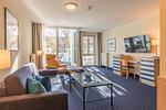 Ferienwohnung An de See Blick in den offenen Wohnbereich - An de See - Top-Hundeurlaub