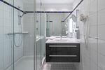 Ferienwohnung An de See Blick ins Badezimmer - An de See - Top-Hundeurlaub