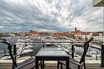Ferienwohnung Wohlfühloase Hafenresidenz Waren (Müritz) - Ausblick auf den Hafen - Wohlfühloase - Top-Hundeurlaub