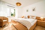 Blumenhaus in Waren Blick in das Schlafzimmer - Blumenhaus - Top-Hundeurlaub