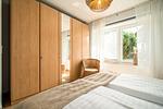 Blumenhaus in Waren Schlafzimmer mit Kleiderschrank - Blumenhaus - Top-Hundeurlaub