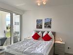 Schlafzimmer 1 mit Doppelbett - Ferienwohnung Balve - Top-Hundeurlaub