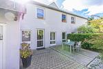 Terrasse im ruhigen Innenhof - Sassnitz - Ferienwohnung 1 im Appartementhaus Hafenriff - Top-Hundeurlaub