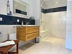 mit großer Glasdusche - Ferienappartement Nr. 14, Baumwipfelnest - Top-Hundeurlaub