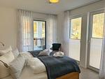 Schlafzimmer - Ferienappartement Nr. 14, Baumwipfelnest - Top-Hundeurlaub