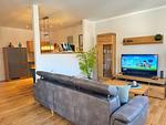 Wohnzimmer - Ferienappartement Nr. 14, Baumwipfelnest - Top-Hundeurlaub