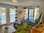 Wohnzimmer - Ferienappartement Nr. 14, Baumwipfelnest - Top-Hundeurlaub