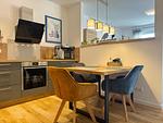 Küche / Küchenzeile - Ferienappartement Nr. 14, Baumwipfelnest - Top-Hundeurlaub