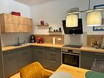 Küche / Küchenzeile - Ferienappartement Nr. 14, Baumwipfelnest - Top-Hundeurlaub