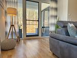Wohnzimmer - Ferienappartement Nr. 14, Baumwipfelnest - Top-Hundeurlaub