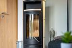 Ferienhaus Aurora Roebel Kamin im Wohnzimmer - Aurora - Top-Hundeurlaub