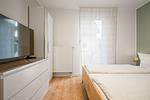 Ferienhaus Aurora Roebel Schlafzimmer im EG mit TV - Aurora - Top-Hundeurlaub