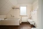 Ferienhaus Aurora Roebel Badezimmer Obergeschoss Badewanne - Aurora - Top-Hundeurlaub