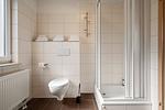 Ferienhaus Aurora Roebel Badezimmer Obergeschoss Dusche - Aurora - Top-Hundeurlaub