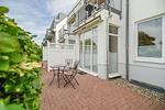 Ferienwohnung Abendsonne Waren - Terrasse mit Blick ins Grüne - Abendsonne - Top-Hundeurlaub