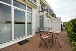 Ferienwohnung Abendsonne Waren - Sitzgelegenheit auf der Terrasse - Abendsonne - Top-Hundeurlaub