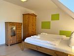 Schlafzimmer - Ferienwohnung im Reihenhaus Petermann 2 - Top-Hundeurlaub