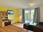 Wohnzimmer - Ferienwohnung im Reihenhaus Petermann 3 - Top-Hundeurlaub