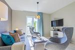 Ferienwohnung Achterndieck Ostseebad Wustrow - ZweiWasser Alte Seefahrtschule Wohnzimmer - Achterndieck - Top-Hundeurlaub