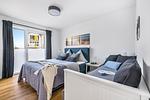 Schlafzimmer - Ferienhaus Strandbude Olpenitz - Top-Hundeurlaub