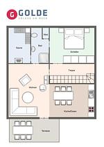 Grundriss - Groote Tofthof - Top-Hundeurlaub