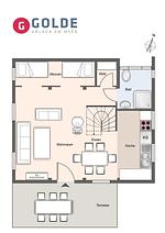 Grundriss - Lütte Tofthof - Top-Hundeurlaub