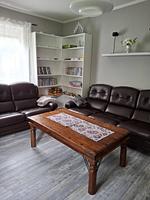 Wohnzimmer im Ferienhaus Nordic Heaven in Vansbro in Dalarna - Nordic Haven - Top-Hundeurlaub