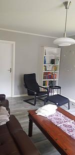 Heller Wohnbereich im Ferienhaus Nordic Heaven in Dalarna - Nordic Haven - Top-Hundeurlaub