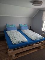 Schlafzimmer im Ferienhaus Nordic Heaven in Vansbro in Dalarna - Nordic Haven - Top-Hundeurlaub