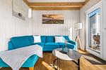 Wohnzimmer - Ferienhaus Krabbenkaddy Olpenitz - Top-Hundeurlaub