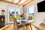Wohnzimmer - Ferienhaus Krabbenkaddy Olpenitz - Top-Hundeurlaub