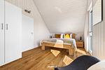Schlafzimmer - Ferienhaus Krabbenkaddy Olpenitz - Top-Hundeurlaub