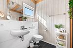 Badezimmer - Ferienhaus Krabbenkaddy Olpenitz - Top-Hundeurlaub