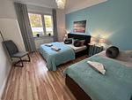 Nordlicht Ferienwohnung Schlafzimmer - Ferienwohnung NORDLICHT mit Balkon und Infrarotsauna - Top-Hundeurlaub