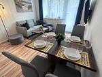 Nordlicht Ferienwohnung Essbereich - Ferienwohnung NORDLICHT mit Balkon und Infrarotsauna - Top-Hundeurlaub