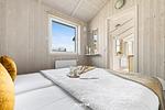 Schlafzimmer - Ferienhaus Panorama-Lodge 48 - St. Andreasberg im Harz - Top-Hundeurlaub