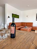 Wohnzimmer - Ferienhaus Seeperle Traumblick 7 - Top-Hundeurlaub