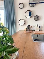 Küche / Küchenzeile - Ferienhaus Seeperle Traumblick 7 - Top-Hundeurlaub