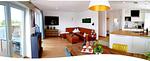 Wohnzimmer - Ferienhaus Seeperle Traumblick 7 - Top-Hundeurlaub