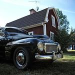 Außenansicht Villa Lilla Ferienhaus in Viserum Småland mit traditioneller Architektur - Villa Lilla - Top-Hundeurlaub