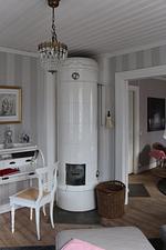 Wohnraum im Ferienhaus Villa Lilla in Småland mit Blick ins Grüne - Villa Lilla - Top-Hundeurlaub